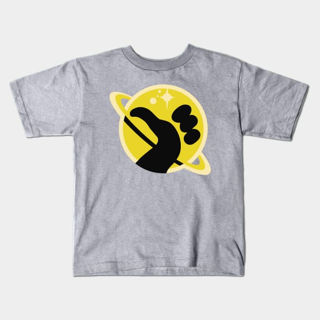 Galaxy hitchhiker Kids T-Shirt by erndub